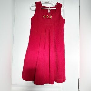 Girls Christmas Corduroy Dress Size 4- 6 yrs